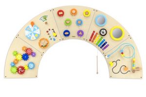 Dřevěná nástěnná hra - senzorický oblouk