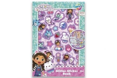 Samolepky třpytivé Gábinin kouzelný domek