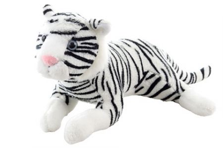 Plyš Tygr bílý 20cm
