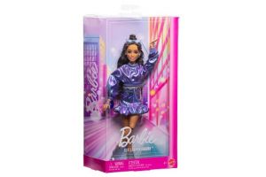 Barbie Deluxe modelka - Modré šaty JFP42 TV