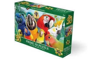 Puzzle 3D - Smějící se papoučci
