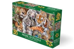 Puzzle 3D - Spící šelmy