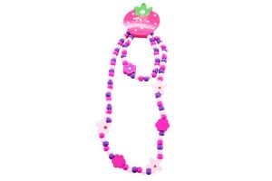 Náhrdelník+náramek kytičky