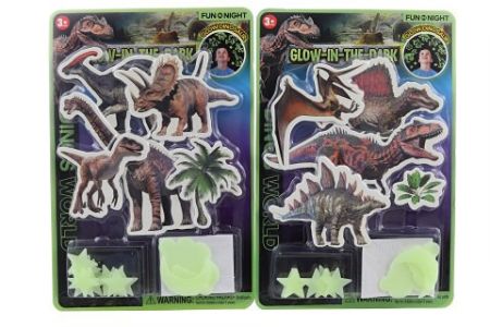 Svítící nalepovací dinosauři
