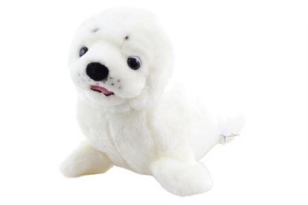 Plyš Tuleň bílý 20 cm Eco-friendly