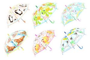 Deštník veselá zvířátka vystřelovací