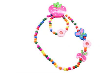 Náhrdelník+náramek motýlci