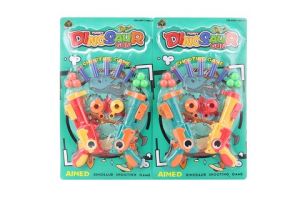 Pistole dino na míčky a šipky