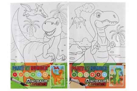Malování podle čísel dino