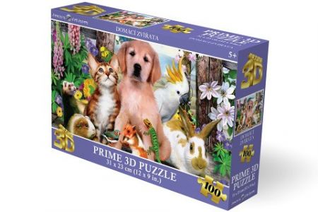 Puzzle 3D - Domácí zvířata