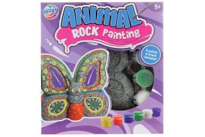 Malování kamene motýl