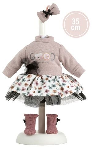 Llorens P535-49 obleček pro panenku velikosti 35 cm s doplňky