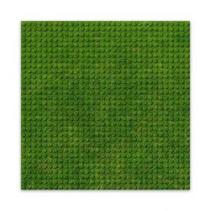BRIXIES Plus 225.000 Designová podložka na stavění - tráva 25,5 x 25,5 cm