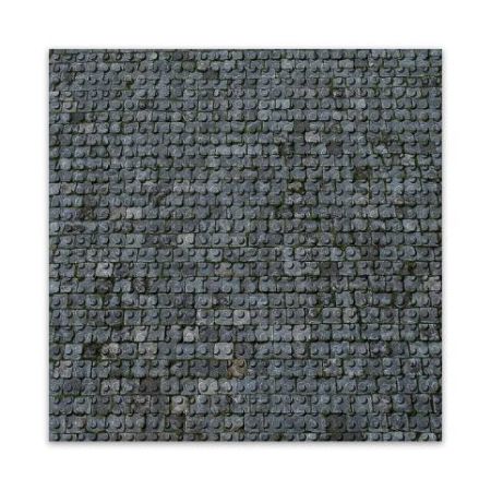 BRIXIES Plus 225.003 Designová podložka na stavění - dlažební kostky 25,5 x 25,5 cm