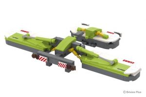 BRIXIES Plus 222.729 CLAAS DISCO - trojdílná žací lišta, 264 k