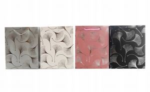 Dárková taška M 18x23x8cm -Elegantní listy