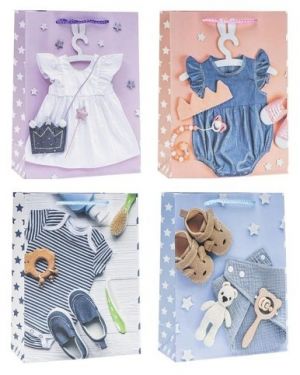 Dárková taška M 26x32x10cm-Miminko v bavlnce