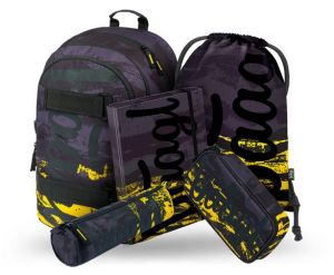 BAAGL 5 SET Skate Dune: batoh, penál, pouzdro, sáček, desky