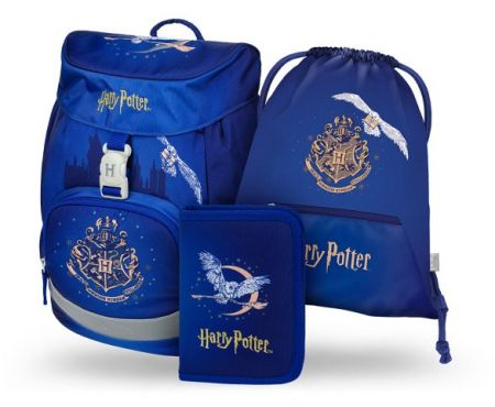 BAAGL SET 3 Airy Harry Potter Bradavice Hedvika: batoh, penál, sáček GRS