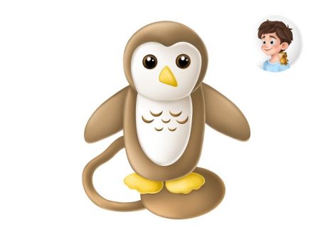 Gifty - Plyšák na rameno OWL - sova