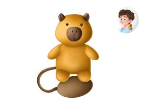 Gifty - Plyšák na rameno CAPYBARA - kapybara