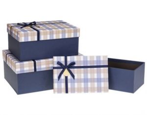 Dárkové krabičky sada 3ks<br />28,5x21,5x12,5cm, PUG-24099<br />