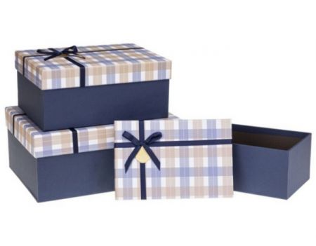 Dárkové krabičky sada 3ks<br />28,5x21,5x12,5cm, PUG-24099<br />