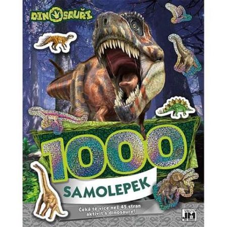 1000 samolepek s aktivitami Dinosauři