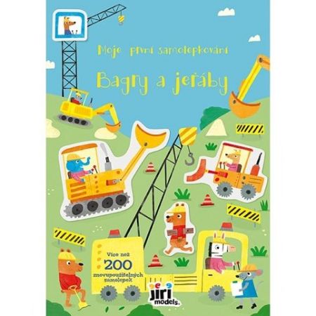 Moje první samolepkování Bagry a jeřáby