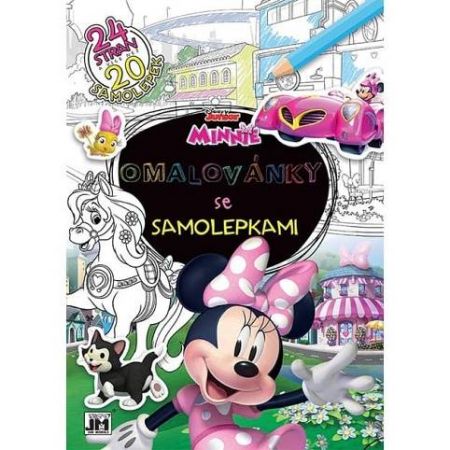 Omalovánky A4 se samolepkami Minnie
