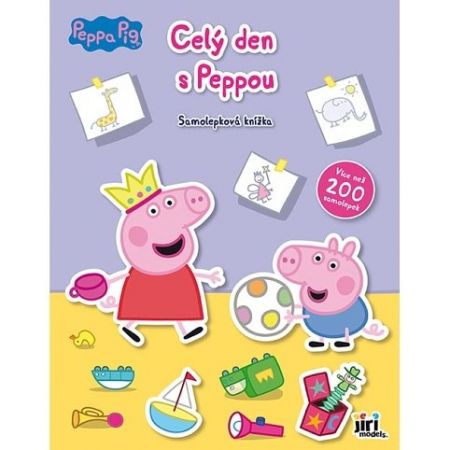 Velká samolepková knížka Celý den s Peppou