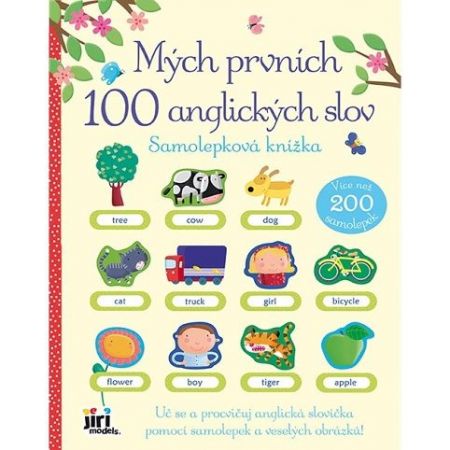Samolepková knížka 100 anglických slov