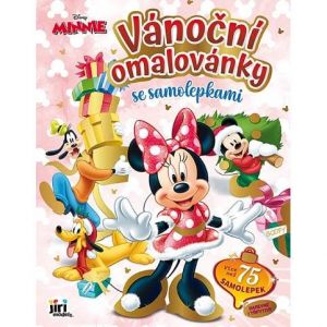 Vánoční omalovánky se samolepkami Minnie