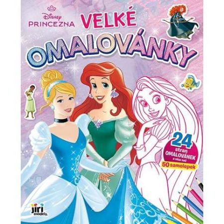 Velké omalovánky Disney Princezny