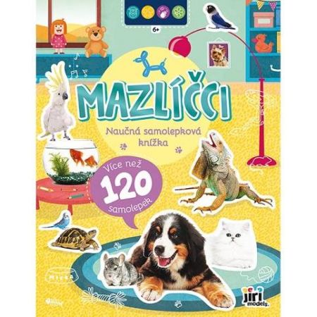 Naučná samolepková knížka 6+ Mazlíčci