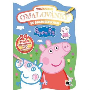 Tvarované omalovánky Prasátko Peppa