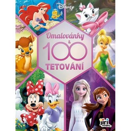 100 tetování s omalovánkami Disney holky