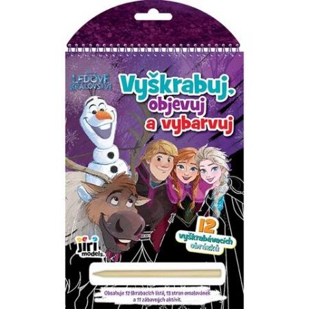 Vyškrabuj, objevuj, vybarvuj Ledové království