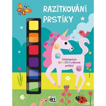 Razítkování prstíky Jednorožec