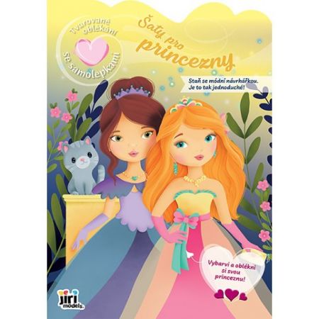 Tvarované oblékání se samolepkami Šaty pro princezny