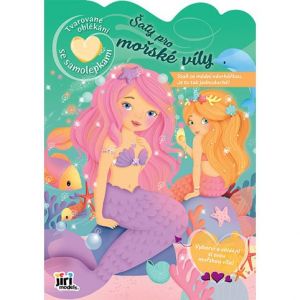 Tvarované oblékání se samolepkami Šaty pro mořské víly