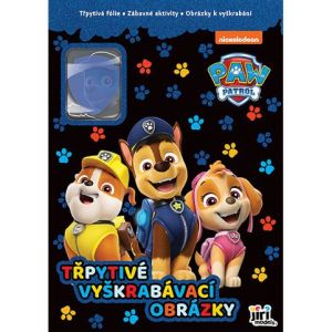 Třpytivé vyškrabávací obrázky Tlapková patrola