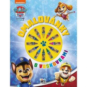 Omalovánky s voskovkami Tlapková patrola