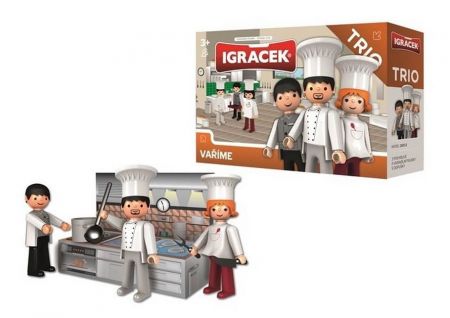 EFKO Igráček TRIO Vaříme - Kuchař, Kuchařka a Číšník