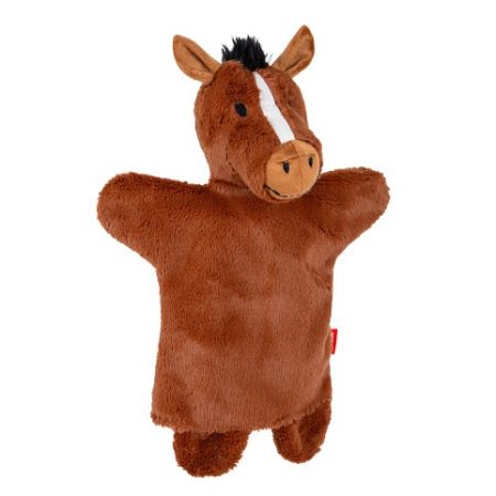 Kůň s lysinou 30 cm, maňásek