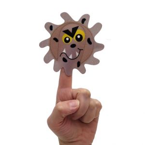 Žloutenka, prstový maňásek