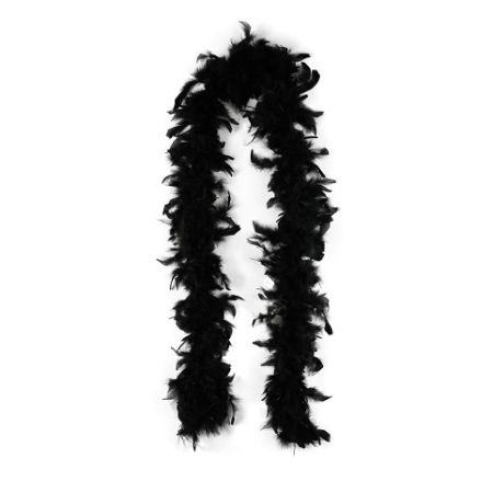 Boa černé s peřím 2 m
