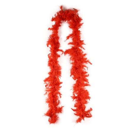 Boa červené s peřím 2 m
