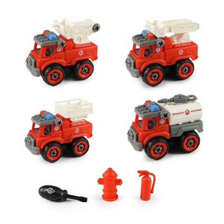 Sada šroubovací auta hasiči s příslušenstvím