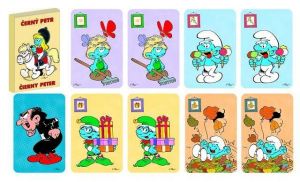 Karty Černý Petr Šmoulové